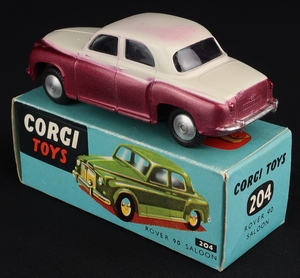 Corgi toys 204 rover 90 saloon mm142 back