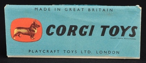 Corgi toys 202m morris cowley saloon mm143 booklet