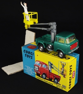Shrink wrap corgi toys 478 hydraulic tower wagon mm147 model