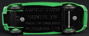 Dinky toys 156 rover 75 saloon mm158 base