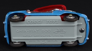 Corgi toys 240 fiat jolly mm163 base