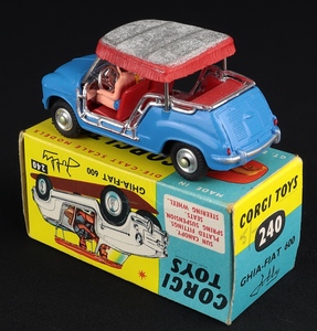Corgi toys 240 fiat jolly mm163 back
